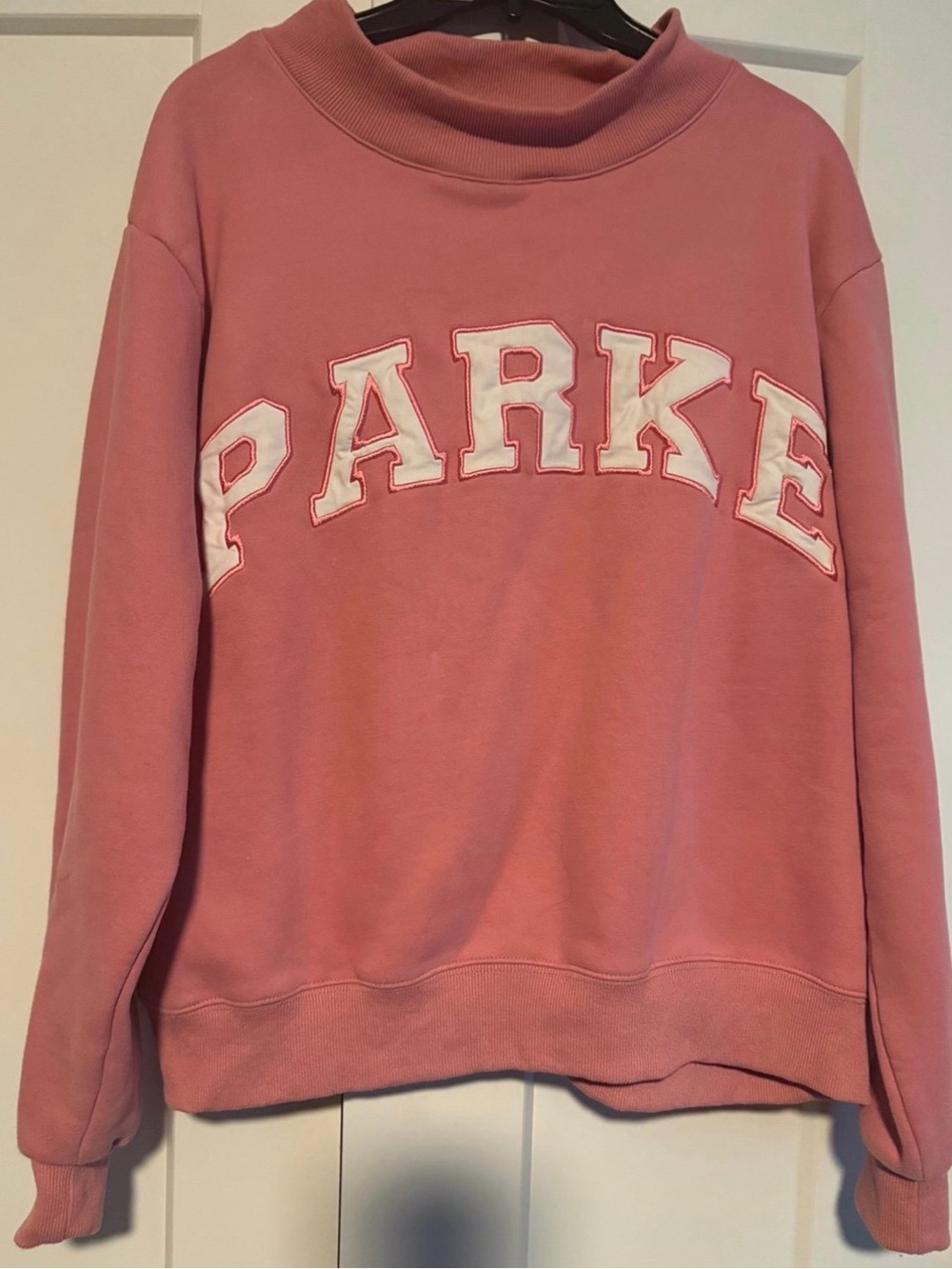 PARKE Crewneck Sweatshirt in Bubblegum Size L/XL